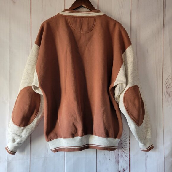 Golden Loop Zip Sweater Jacket, Men’s L, Vintage College Athletic Zip Up, EUC - Picture 3 of 7
